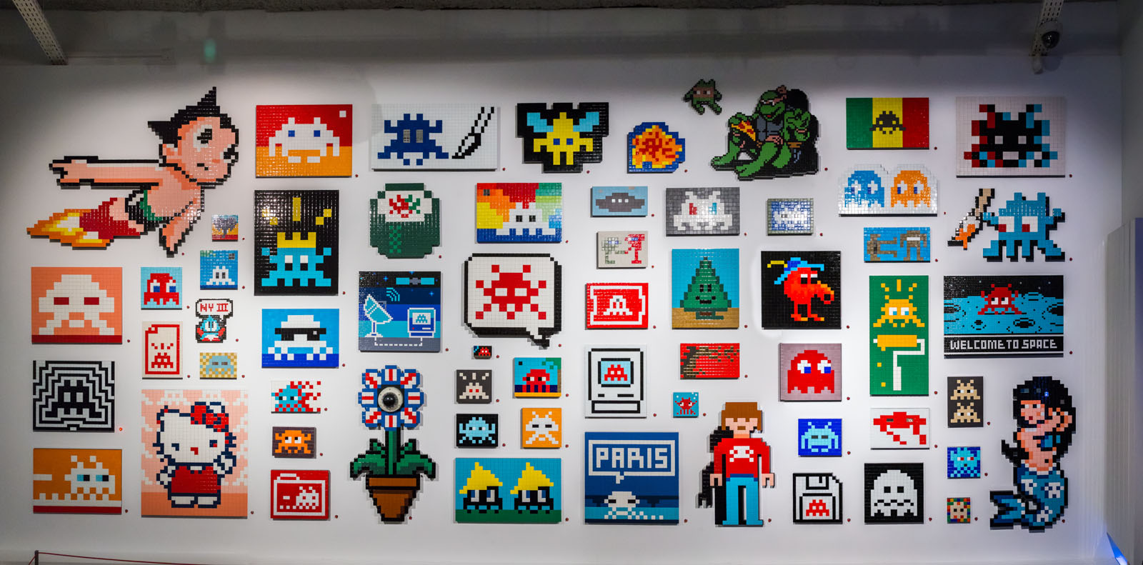 Invader - Hello my game is... au Musée en herbe