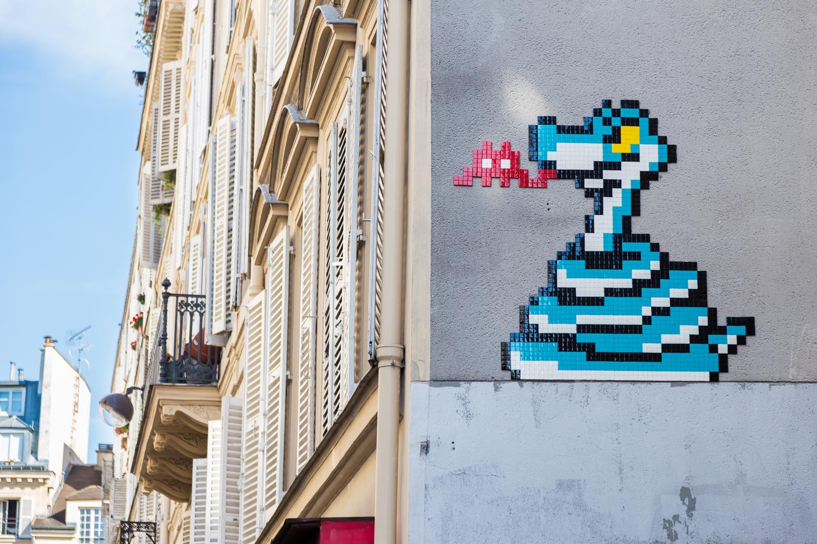 Kaa by Invader - Eté 2016