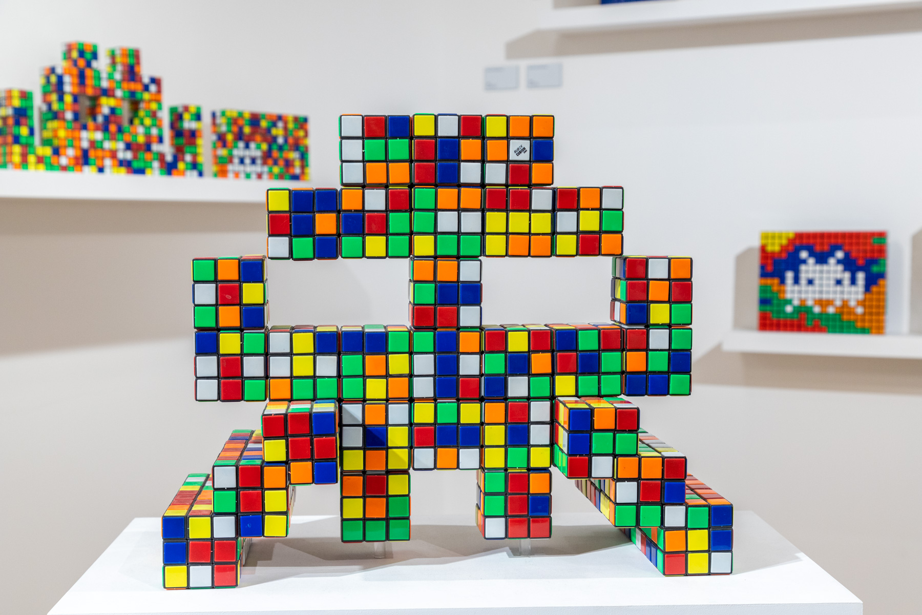 INVADER x RUBIK’s CUBE Limited Edition Art MIMA