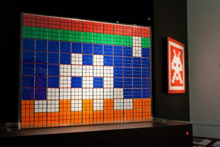 Invader 1000 - Galerie Le Feuvre - Parallèlement à l'expo de La Générale, Invader expose ses alias à la Galerie Le Feuvre, 164 rue du Faubourg Saint-Honoré 08è