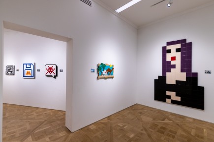 "4000" exposition de Space Invader à la galerie Over the Influence du 10 décembre 2022 au 22 janvier 2023