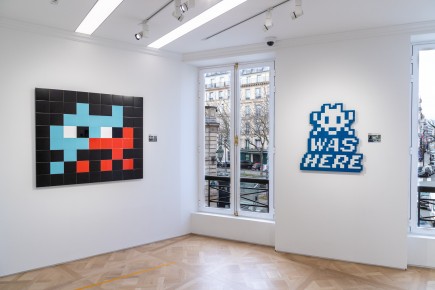 "4000" exposition de Space Invader à la galerie Over the Influence du 10 décembre 2022 au 22 janvier 2023