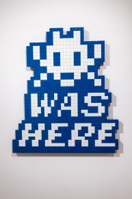 "4000" exposition de Space Invader à la galerie Over the Influence du 10 décembre 2022 au 22 janvier 2023