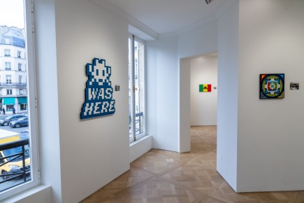 "4000" exposition de Space Invader à la galerie Over the Influence du 10 décembre 2022 au 22 janvier 2023