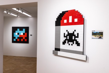 "4000" exposition de Space Invader à la galerie Over the Influence du 10 décembre 2022 au 22 janvier 2023