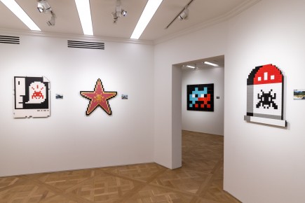 "4000" exposition de Space Invader à la galerie Over the Influence du 10 décembre 2022 au 22 janvier 2023