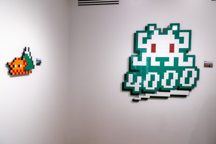 "4000" exposition de Space Invader à la galerie Over the Influence du 10 décembre 2022 au 22 janvier 2023