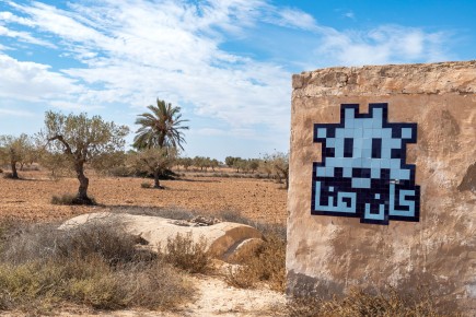 DJBA_38 - Invader was here - El Kantara - Djerba, Tunisie /// 50 pts