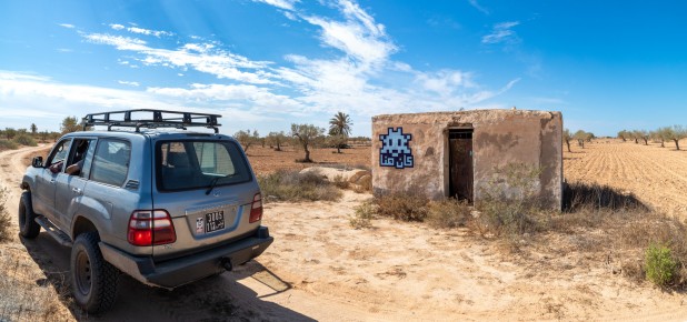 DJBA_38 - Invader was here - El Kantara - Djerba, Tunisie /// 50 pts