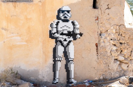 DJBA_40 - Stormtrooper - Star Wars cantina - Adjim - Djerba, Tunisie /// 100 pts