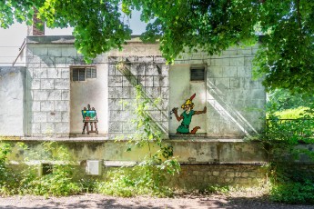 FTBL_16 - Robinvader, painter of Barbizon - Chemin de bornage - Barbizon (77) /// 50 pts