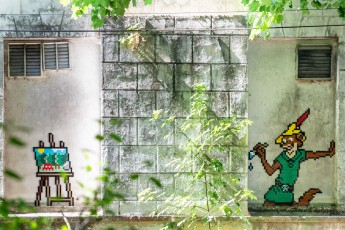 FTBL_16 - Robinvader, painter of Barbizon - Chemin de bornage - Barbizon (77) /// 50 pts