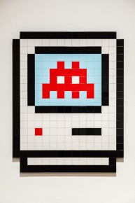 "Into the white cube" exposition de Invader à la galerie Over The Influence - Los Angeles - du 18 novembre au 22 décembre 2018