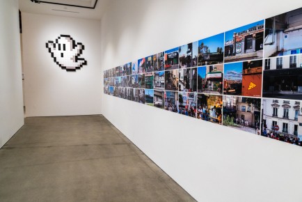 "Into the white cube" exposition de Invader à la galerie Over The Influence  - Los Angeles - du 18 novembre au 22 décembre 2018