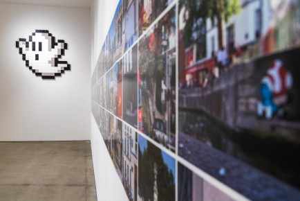 "Into the white cube" exposition de Invader à la galerie Over The Influence  - Los Angeles - du 18 novembre au 22 décembre 2018