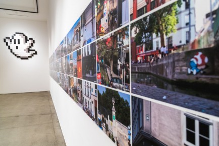 "Into the white cube" exposition de Invader à la galerie Over The Influence - Los Angeles - du 18 novembre au 22 décembre 2018