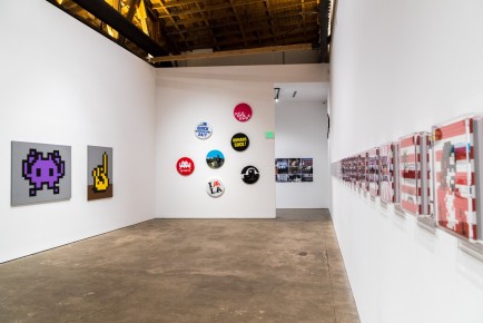 "Into the white cube" exposition de Invader à la galerie Over The Influence - Los Angeles - du 18 novembre au 22 décembre 2018
