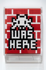 "Into the white cube" exposition de Invader à la galerie Over The Influence  - Los Angeles - du 18 novembre au 22 décembre 2018