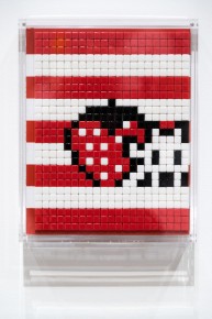 "Into the white cube" exposition de Invader à la galerie Over The Influence - Los Angeles - du 18 novembre au 22 décembre 2018