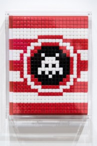 "Into the white cube" exposition de Invader à la galerie Over The Influence - Los Angeles - du 18 novembre au 22 décembre 2018