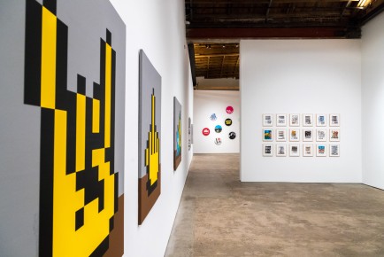 "Into the white cube" exposition de Invader à la galerie Over The Influence - Los Angeles - du 18 novembre au 22 décembre 2018