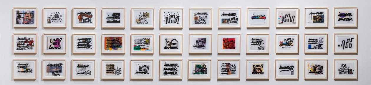 "Into the white cube" exposition de Invader à la galerie Over The Influence - Los Angeles - du 18 novembre au 22 décembre 2018