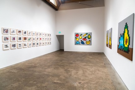 "Into the white cube" exposition de Invader à la galerie Over The Influence - Los Angeles - du 18 novembre au 22 décembre 2018