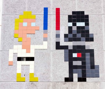 LDN-132 - Star Wars, Luke Skywalker vs Darth Vader - Shoreditch - Londres /// 100 pts