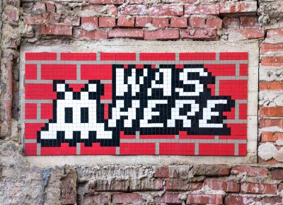 LA_176 - Invader was here - Hollywood / Los Feliz - Los Angeles /// 40 pts