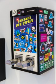 Vernissage le 25 janvier de "Hello my game is..." exposition d'Invader au Musée en herbe du 26 janvier au 3 septembre 2017