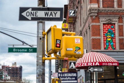 NY-156 - Leonardo (Teenage Mutant Ninja Turtles) - Lower East Side - Manhattan - New York /// 100 pts