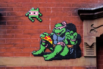 NY-163 - Pizza time for Donatello (Teenage Mutant Ninja Turtles) - Chelsea - Manhattan - New York /// 50 pts