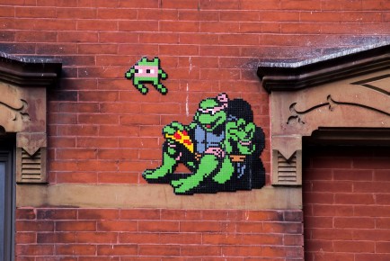 NY-163 - Pizza time for Donatello (Teenage Mutant Ninja Turtles) - Chelsea - Manhattan - New York /// 50 pts