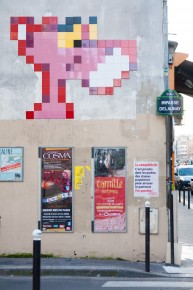 PA-1039 - La panthère rose - Quartier Léon Blum - Folie-Régnault 11è /// 50 pts