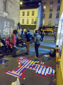 PA-1039 - La panthère rose - Quartier Léon Blum - Folie-Régnault 11è - Session de réactivation par la "Reactivation Team" après son vol la veille ou l'avant veille des attentats du 13 novembre 2015 /// 50 pts