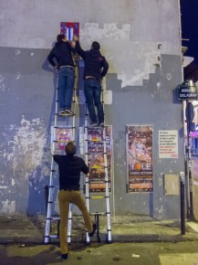 PA-1039 - La panthère rose - Quartier Léon Blum - Folie-Régnault 11è - Session de réactivation par la "Reactivation Team" après son vol la veille ou l'avant veille des attentats du 13 novembre 2015 /// 50 pts