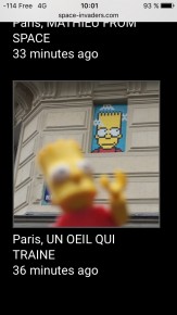 PA-1206 - Bart Simpson - Quartier République - Saint Ambroise 11è /// 40 pts