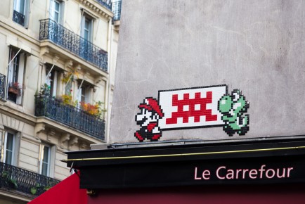 PA-1249 - Mario et Yoshi - Quartier Saint-Gervais 04è /// 40 pts