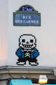 PA-1464 - Undertale Sans - Quartier de la Sorbonne 05è /// 30 pts