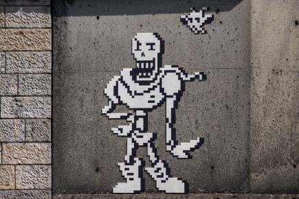 PA-1465 - Undertale Papyrus - Quartier Pont d Flandre 19è /// 50 pts