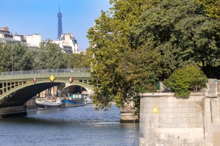 PA-1516 - Yellow ring - Bord de Seine - Quartier des Îles 04è /// 30 pts