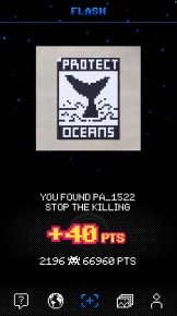 PA-1522 - Stop the killing - Protect oceans - Quartier Hoche - Friedland 08è /// 40 pts