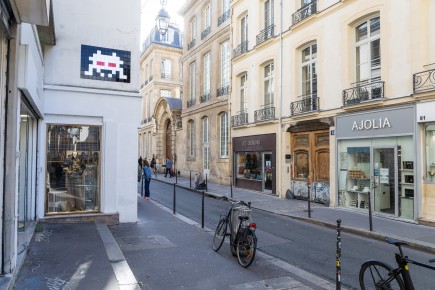 PA-1552 - Obey Invader - Quartier Rambuteau Francs-Bourgeois 03è /// 50 pts
