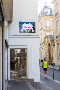PA-1552 - Obey Invader - Quartier Rambuteau Francs-Bourgeois 03è /// 50 pts