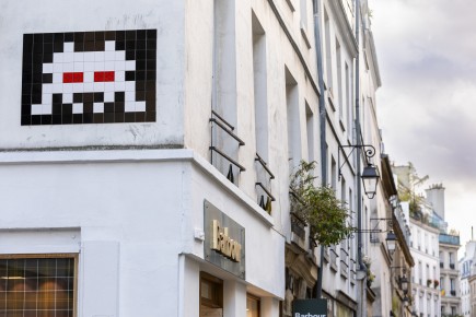 PA-1552 - Obey Invader - Quartier Rambuteau Francs-Bourgeois 03è /// 50 pts