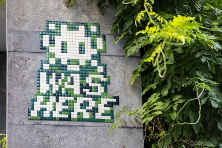 PA-1593 - Invader was here - Quartier Manin-Jaurès 19è /// 30 pts