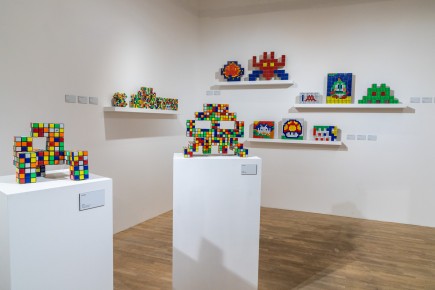 "Invader Rubikcubiste" exposition d'Invader au MIMA de Bruxelles du 24 juin 2022 au 8 janvier 2023