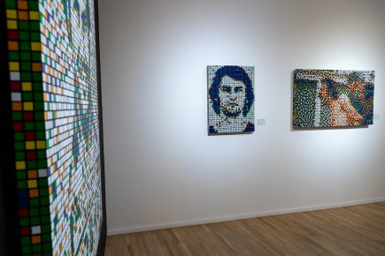 "Invader Rubikcubiste" exposition d'Invader au MIMA de Bruxelles du 24 juin 2022 au 8 janvier 2023