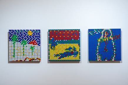 "Invader Rubikcubiste" exposition d'Invader au MIMA de Bruxelles du 24 juin 2022 au 8 janvier 2023