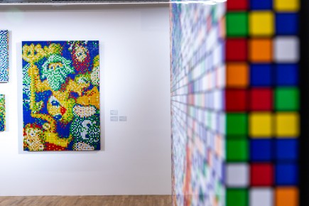 "Invader Rubikcubiste" exposition d'Invader au MIMA de Bruxelles du 24 juin 2022 au 8 janvier 2023